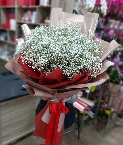 Букет цветов из: Гипсофила в Поярково