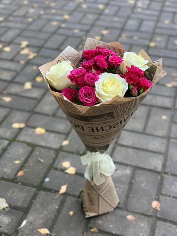 Букет цветов из: Розы в Поярково
